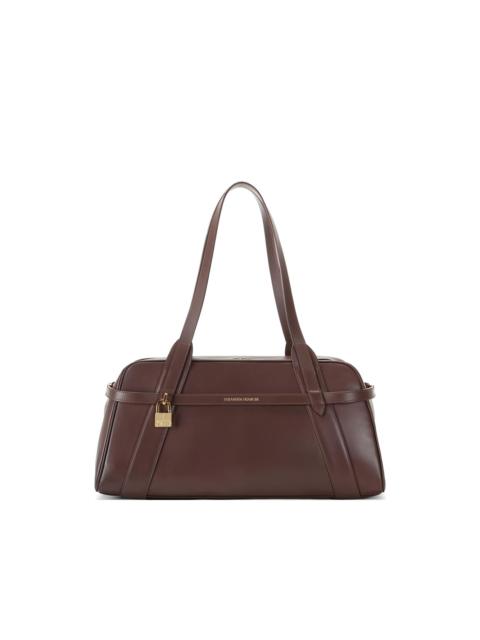 ELISABETTA FRANCHI padlock-detail leather shoulder bag