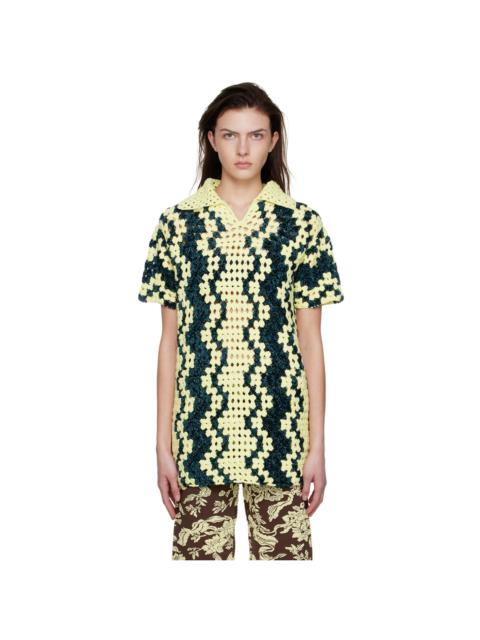 Jil Sander Yellow Cotton Polo