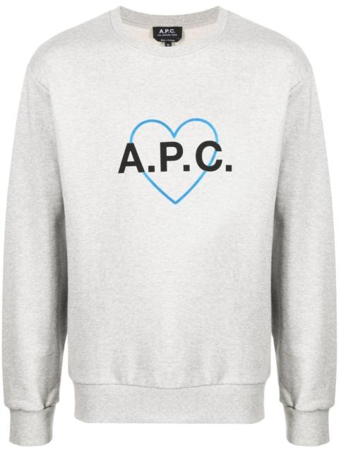 A.P.C. Jules logo-print sweatshirt