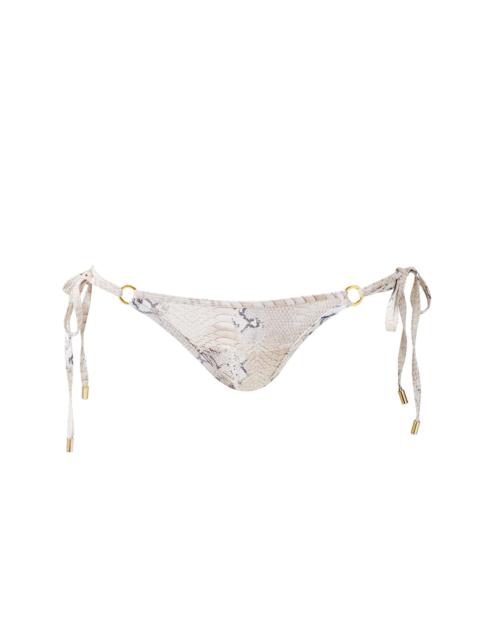 MELISSA ODABASH CASSIS LIZARD BIKINI BOTTOM