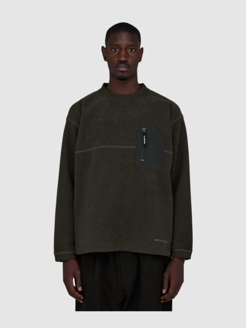 and Wander PE warm pile crewneck sweater
