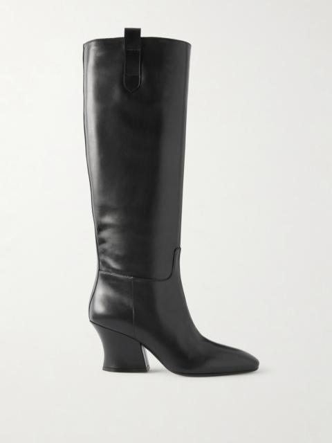 Jil Sander Lune Leather Knee Boots