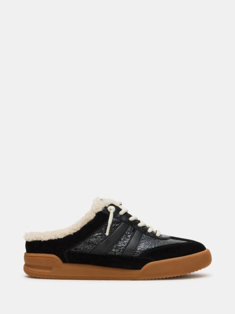 STEVE MADDEN VANDY FAUX FUR BLACK MULTI