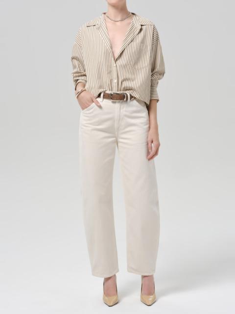 Citizens of Humanity Petit Ami Shirt In Sandatlas Stripe
