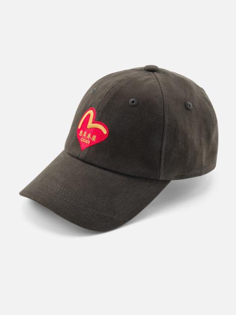 EVISU Seagull in Heart Embroidery Baseball Cap