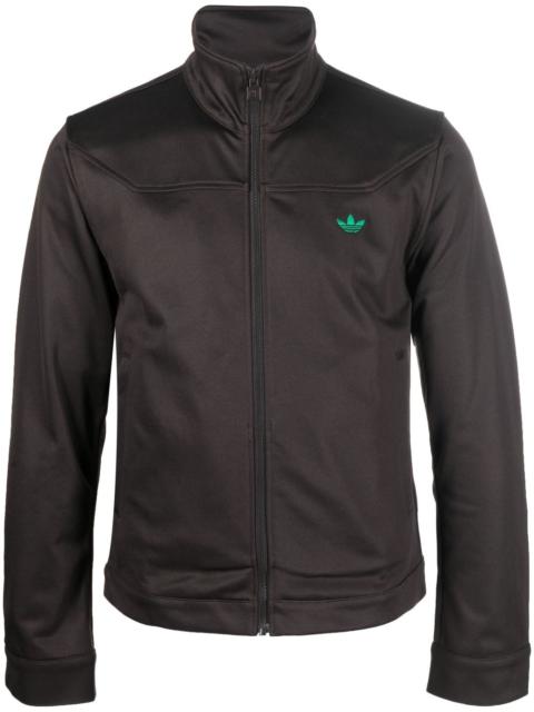 adidas x Wales Bonner embroidered trefoil zipped jacket