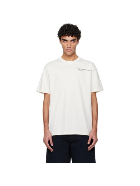 White Punched T-Shirt