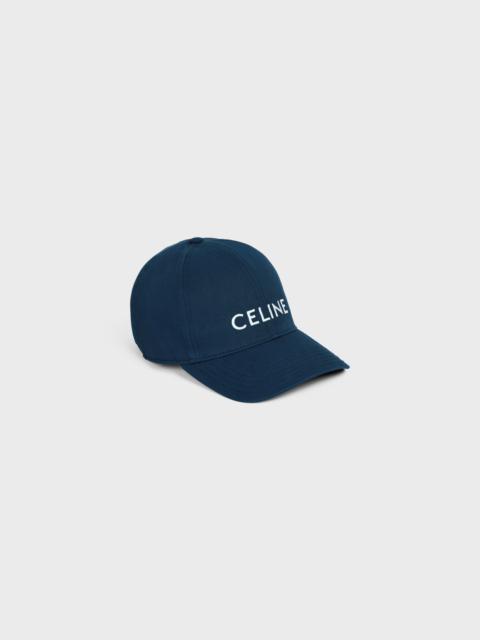CELINE CELINE BASEBALL CAP IN COTTON
