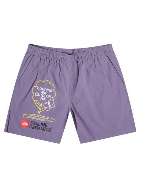 The North Face The North Face x Online Ceramics Class V Pull On Short Lunar Slate