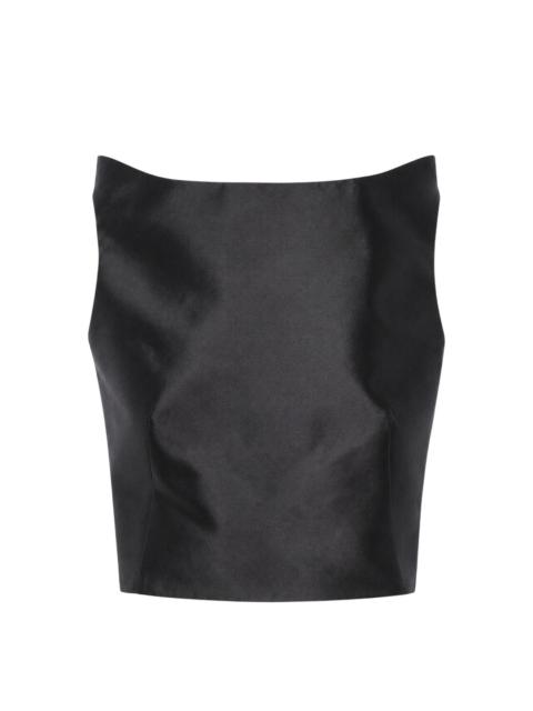 Jil Sander Silk Wool Mikado Top