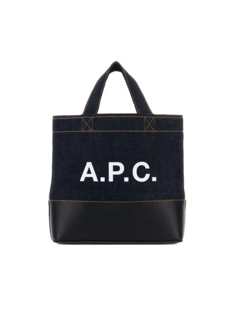 A.P.C. mini Axel denim tote bag