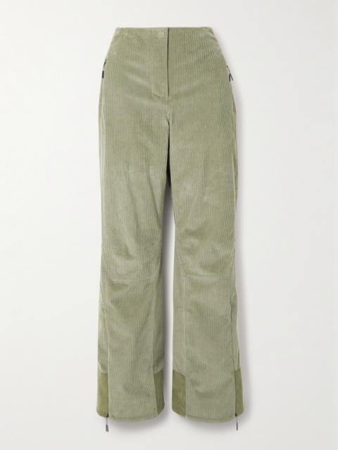 SEASE Akuna Padded Corduroy Straight-leg Ski Pants