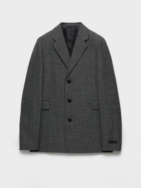 Prada Single-breasted wool jacket