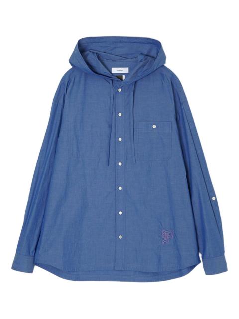 FACETASM hooded button-down shirt