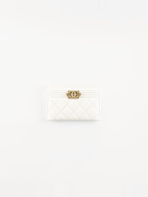 CHANEL BOY CHANEL Card Holder