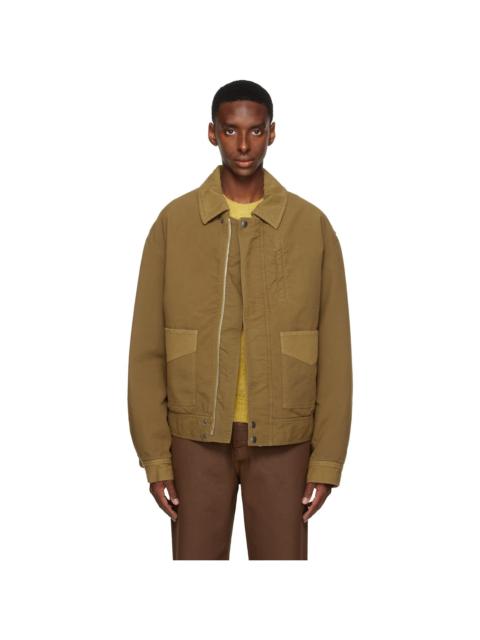 Dries Van Noten Khaki Insulated Jacket