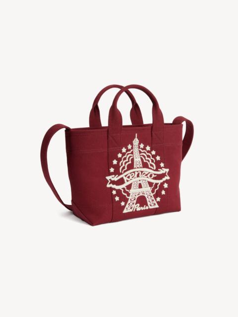 KENZO 'KENZO Eiffel Tower Design' small tote bag in canvas
