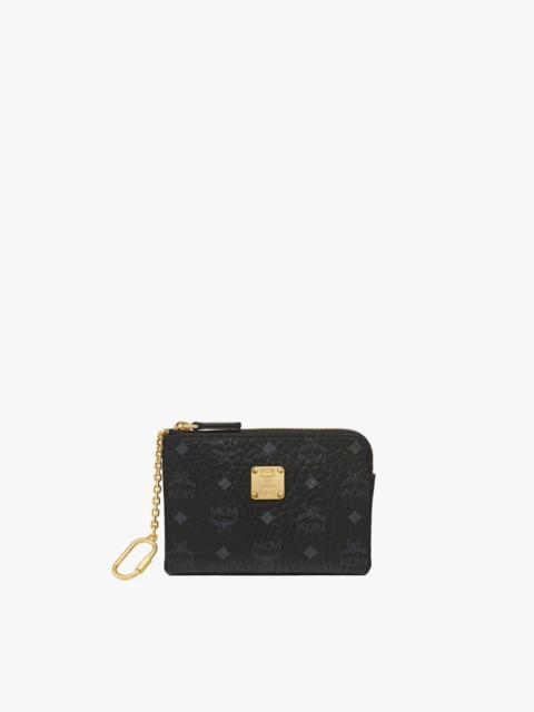 MCM Aren Card Pouch in Visetos