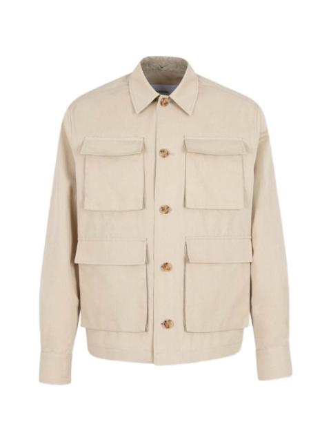 LARDINI patch-pocket jacket