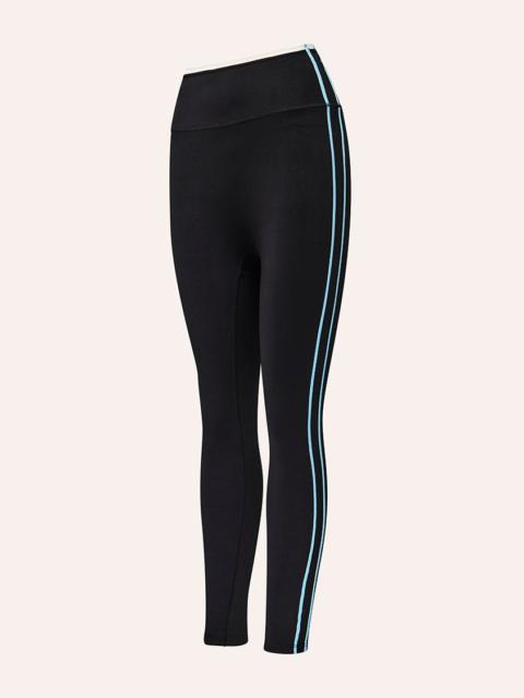 P.E NATION RADAR FULL LENGTH LEGGING IN BLACK & ALASKAN BLUE