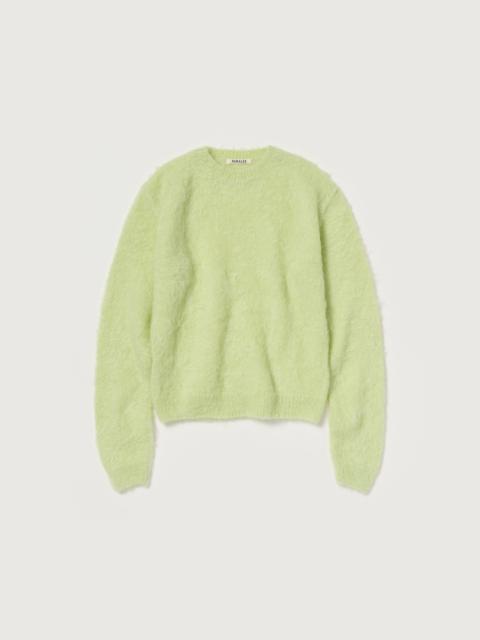 AURALEE BRUSHED SUPER KID MOHAIR KNIT P/O