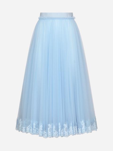 Dolce & Gabbana Tulle pencil skirt