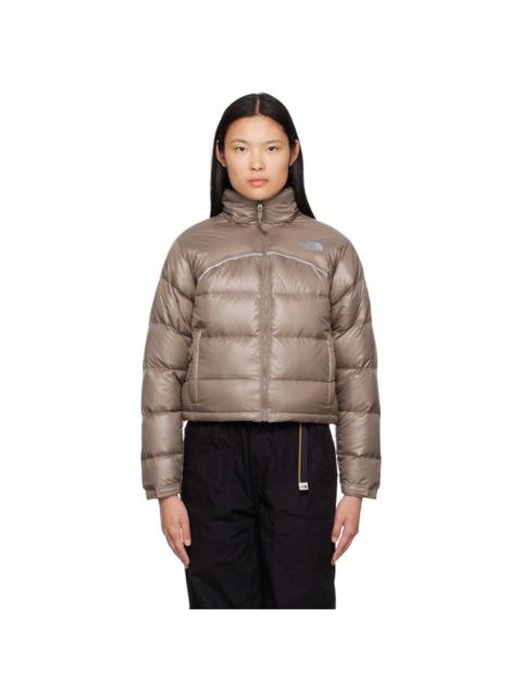 Brown 2000 Retro Nuptse Down Jacket