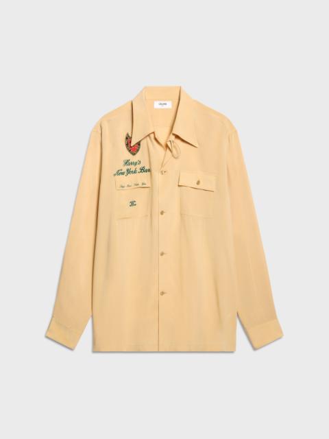 CELINE HARRY’S BAR loose shirt IN TOILE VISCOSE