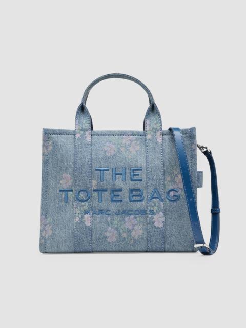 Marc Jacobs Women's The Medium Antique Floral Denim Tote Bag - Indigo
