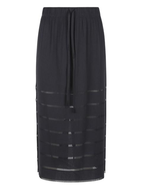 Pleats Please Issey Miyake drawstring pleated skirt