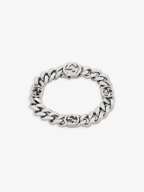 Interlocking G sterling-silver bracelet