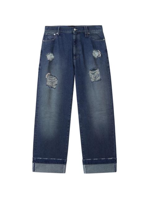 Simone Rocha distressed jeans