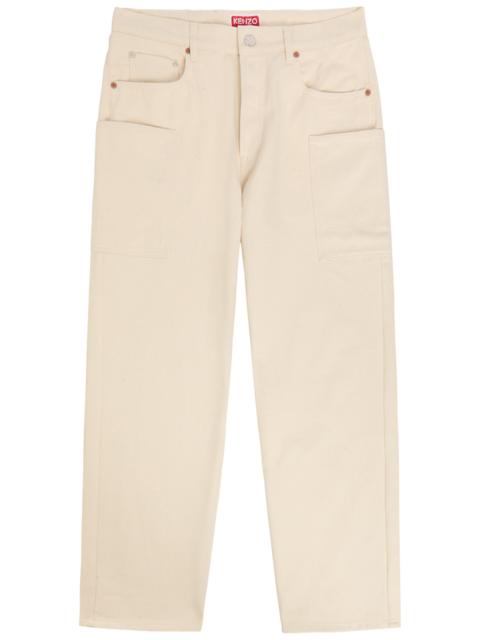 KENZO Kenzo Cargo Monkey Straight-leg Jeans