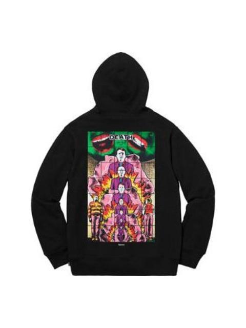 Supreme Supreme SS19 Gilbert & George/DEATH 까마귀 스웨터 검정 SUP-SS19-539