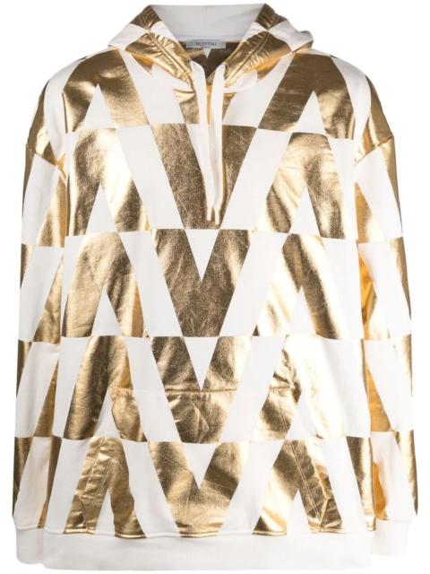 Valentino monogram-print hoodie