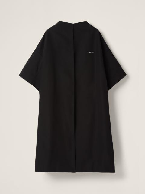 Miu Miu Single-breasted grosgrain cape