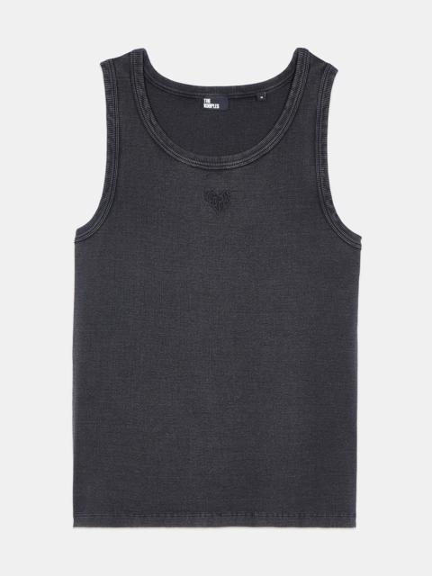 The Kooples BLACK KOOPLES HEART TANK TOP
