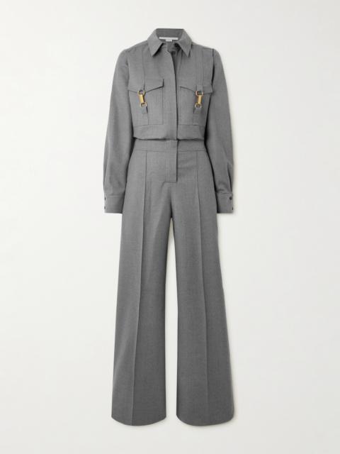 Stella McCartney Embellished Wool-twill Jumpsuit