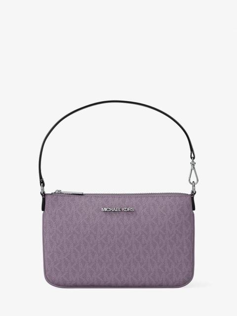 MICHAEL KORS Jet Set Small Signature Logo Convertible Wristlet