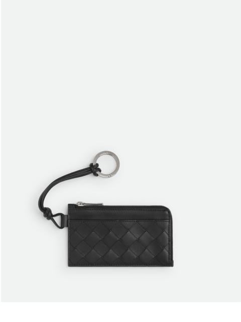 Bottega Veneta Intrecciato L-Zippered Card Holder On Strap
