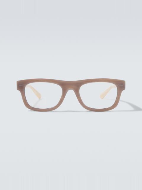 Brunello Cucinelli Rectangular glasses