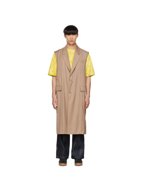 FENG CHEN WANG Brown Polyester Vest
