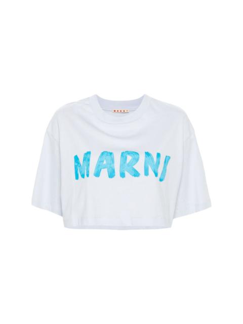Marni logo-print cotton T-shirt