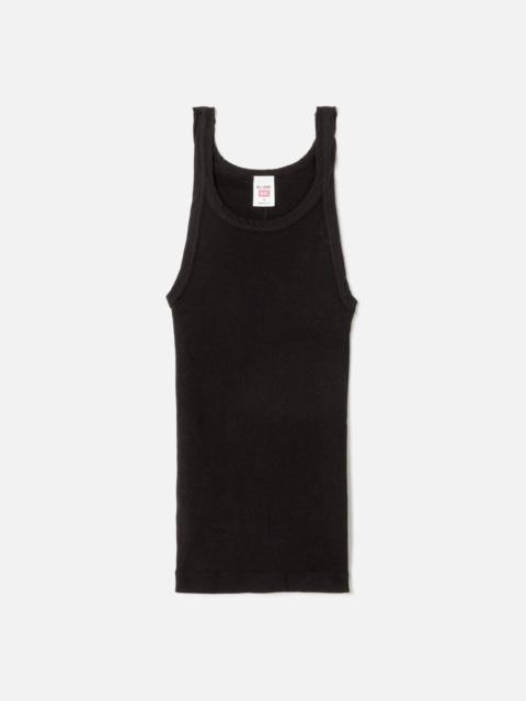 RE/DONE Hanes Ribbed Tank - Black