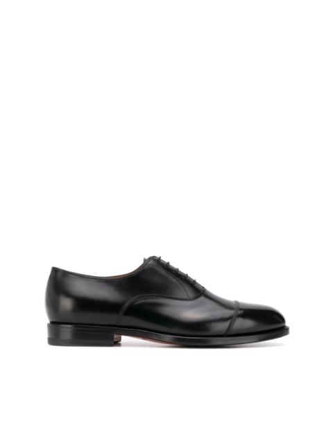 Santoni polished lace-up shoes