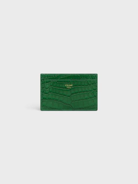 CELINE Card holder in Crocodile