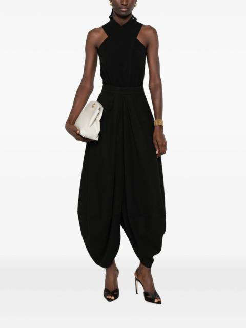 GIORGIO ARMANI Giorgio Armani Zip-fastening Draped-design Midi Skirt