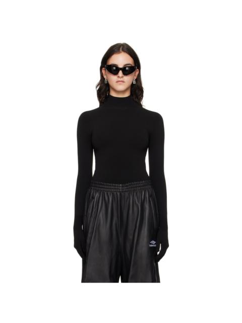 BALENCIAGA Black Gloves Turtleneck