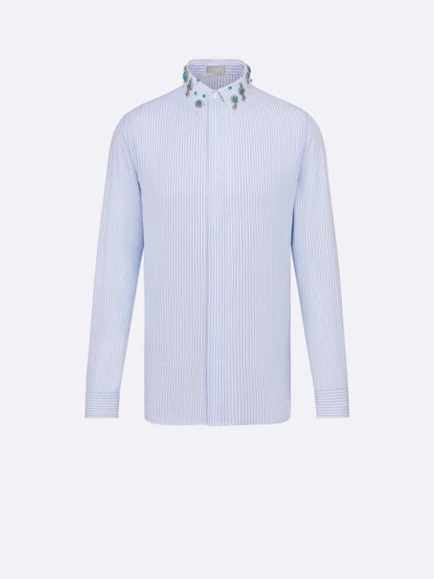 Dior Cabochon Collar Shirt