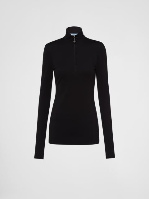 Prada Stretch jersey top